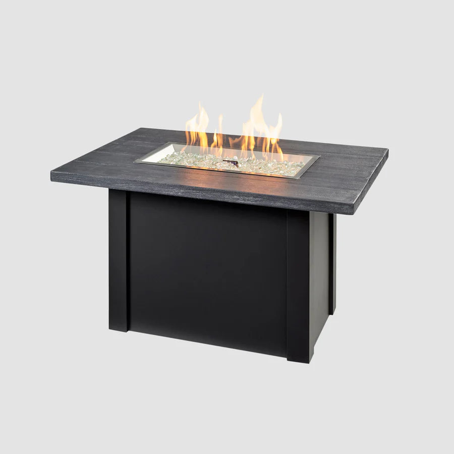 The Outdoor GreatRoom Havenwood 62" Rectangular Gas Fire Pit Table