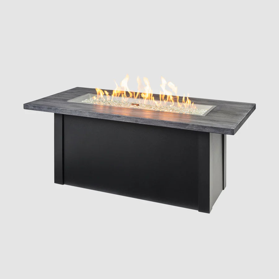 The Outdoor GreatRoom Havenwood 62" Rectangular Gas Fire Pit Table