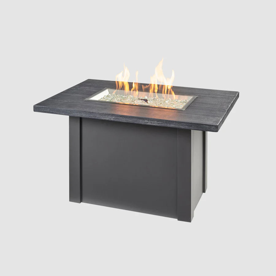 The Outdoor GreatRoom Havenwood 62" Rectangular Gas Fire Pit Table