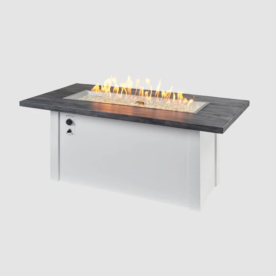 The Outdoor GreatRoom Havenwood 62" Rectangular Gas Fire Pit Table