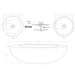 Moderno 70 Fire Bowl Dimensions