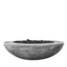 Moderno 70 Fire Bowl in Pewter finish in a white background