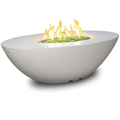 American Fyre 60" Calais Oval Fire Table Side View