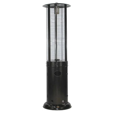 Round Commercial Glass Cylinder Patio Heater HLDS01-GCH-BLK