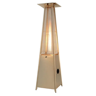 Hiland Pyramid Patio Heater Hammered Bronze