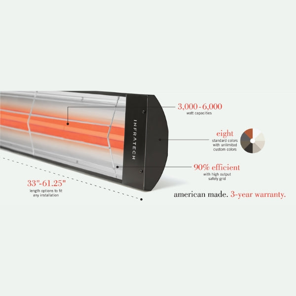 Infratech CD Series 48" Dual Element Specs