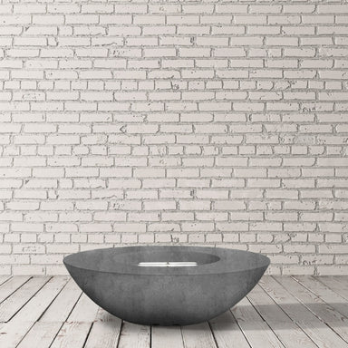 Ovale 60 Fire Bowl in Pewter finish