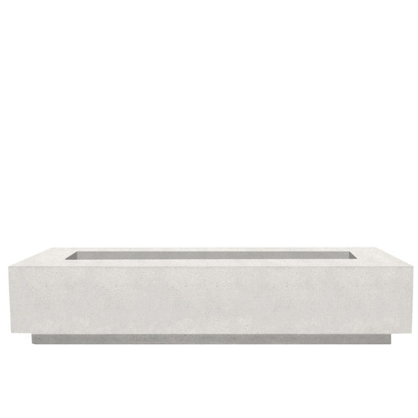 Prism Hardscapes Tavola 110 Fire Pit in Ultra White finish