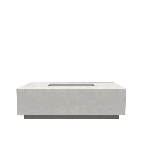 Prism Hardscapes Tavola 7 Fire Pit in Ultra White finish