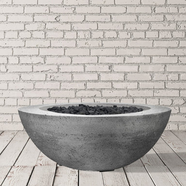 Prism Hardscapes Moderno 6 Fire Bowl In a Wooden Deck