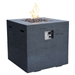 Modeno Ellington Fire Table in Liquid Propane OFG302LP Black With Flame White Background