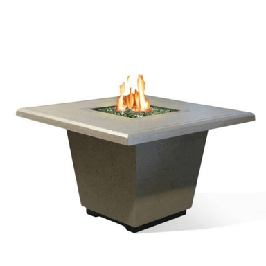 American Fyre Designs Cosmopolitan Square Fire Table On A White Background