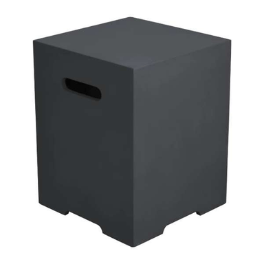 Elementi Plus Square Concrete Tank Cover ONB01-109 Dark Gray